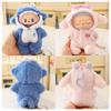 Labubu Clothes For 15-17CM Mini Plush Idol Doll Shark Melody One-piece Suits Cosplay Accessories Sitting Party Fans Gift