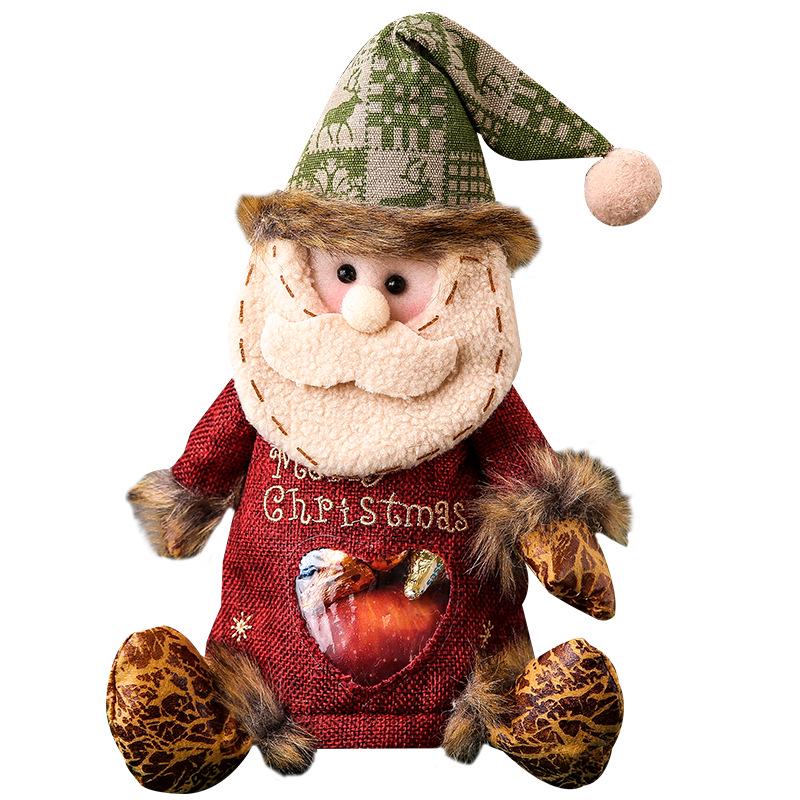 Christmas Eve Gift Bag: Snowman & Santa Candy Packaging for Kids