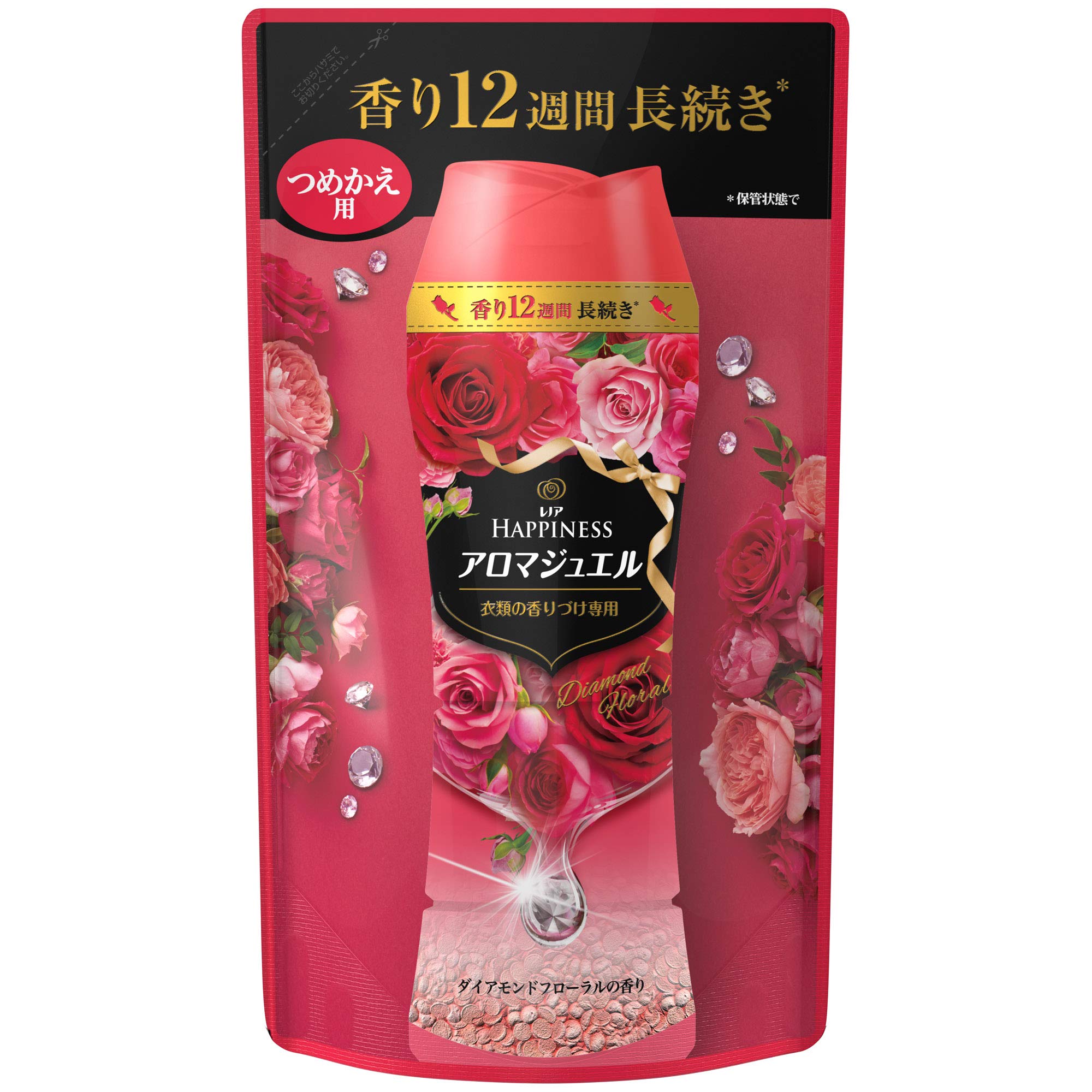 

Lenor Happiness Aroma Jewel Diamond Floral Refill for Clothing 455mL Beads, Fragrance,