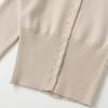  European and American style, new women's fashion, versatile, slim-fit, silhouette short long-sleeve knit sweater