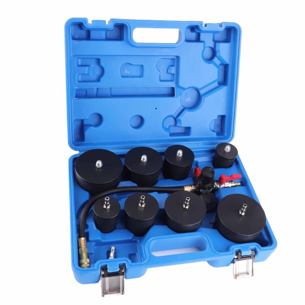 Turbo System Test Kit Turbo System Leakage Tester Turbocharger Air Pressure Boost Leak Test Kit with Pressure Gauge Tester
