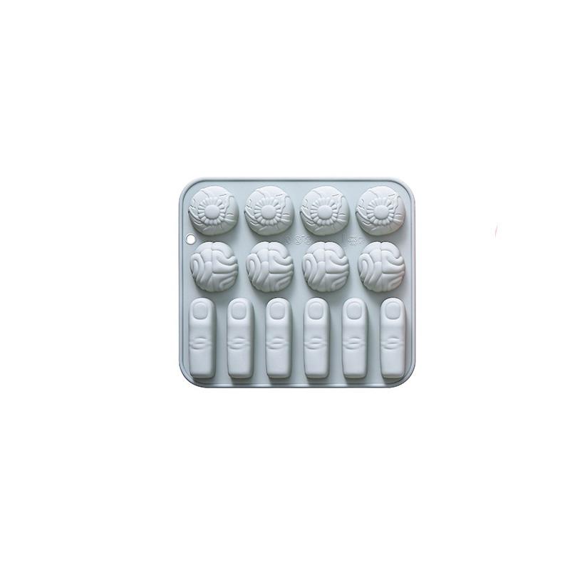 1Pieces 14 Cavity Halloween Severed Finger Brain Eyeball Shape Silicone Mold Outdoor Tableware
