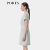 PORTS Women's 2025 Spring/Summer Short Sleeve Dress