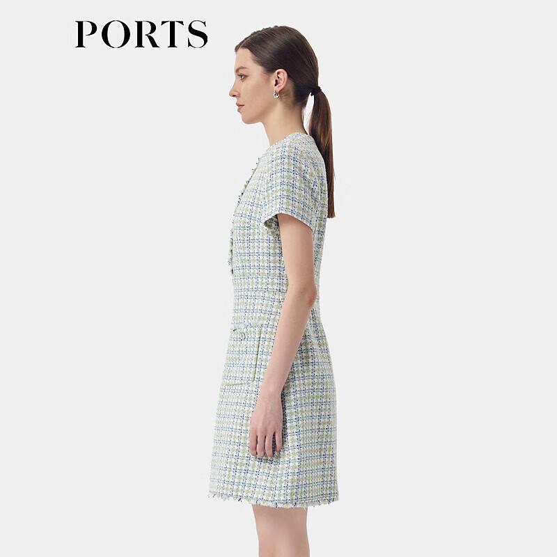 PORTS Women's 2025 Spring/Summer Short Sleeve Dress