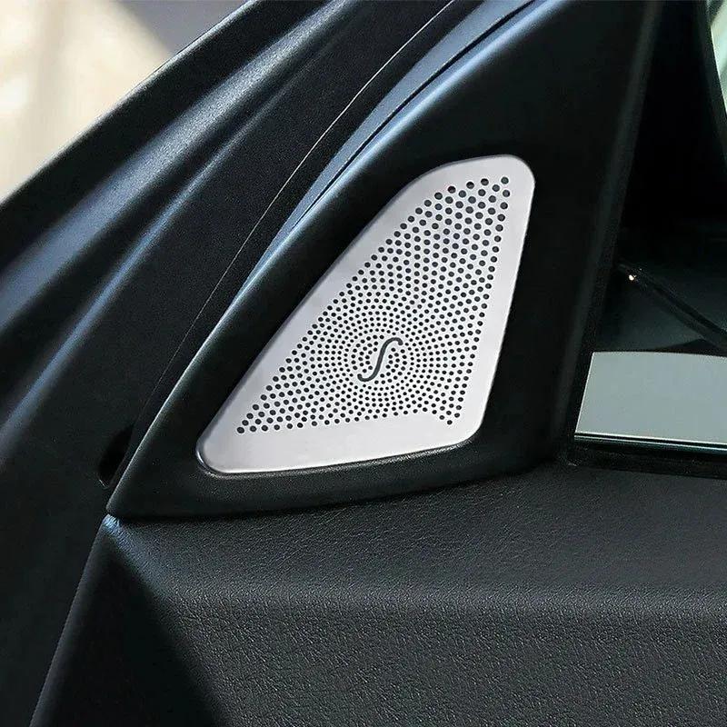 For BMW 5 Series GT 5GT F07 2010-2017 Car Inner Door Audio Speakers Stereo Panel Decorate Cover Speaker Trim Cover