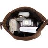 Bucket Bag Organizer Insert for Tote Bag Shoulder Bag Drawstring Designed Crossbody Bag Organizer Insert Nylon Inner Bag