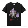 DOTA 2 Camiseta Famous Game TShirt Ropa Hombre 100 Cotton Crewneck Casual Classic Gamer Lover Gifts Tops Graphic T Shirts