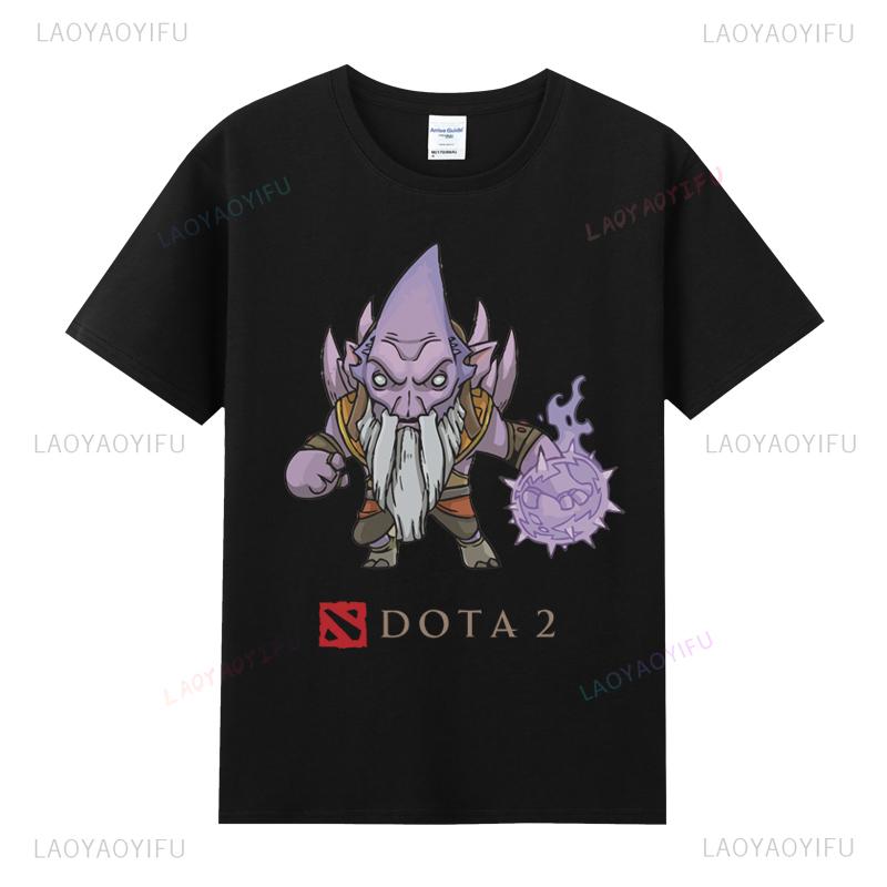 

DOTA 2 Camiseta Famous Game T-Shirt Ropa Hombre 100% Cotton Crewneck Casual Classic Gamer Lover Gifts Tops Graphic T Shirts S разноцветный