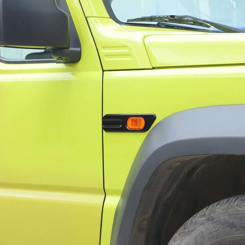 Car Fender Turn Signal Light Lamp Decoration Protective Cover For Suzuki Jimny 2019 Up Car Exterior Accessories