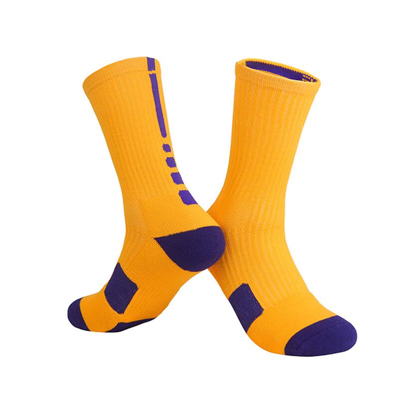 OEING Adult Color-Block Basketball Socks 39-44