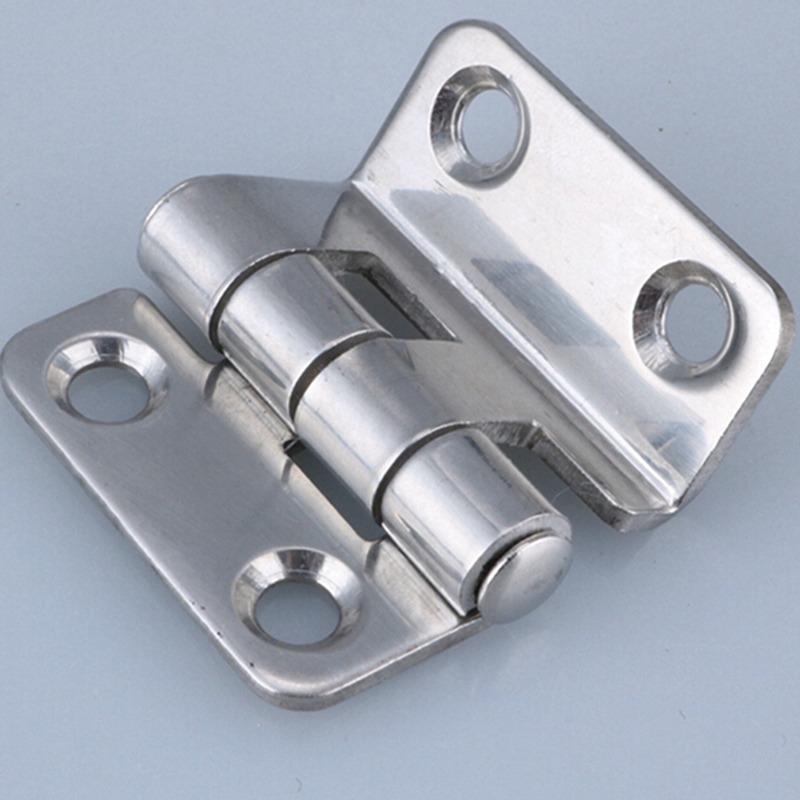 Cast Door Butt Hinges Four-section Stainless Steel Precision Casting Hinge For Yacht Furniture Doors Accessories