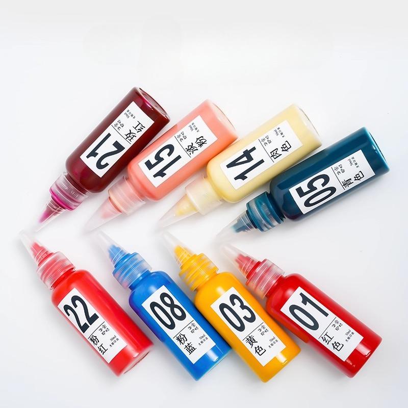 50ml UV Color-Changing Ink Waterproof Fast-Drying Photochromic Stamp Pad Refill for DIY Crafts Office