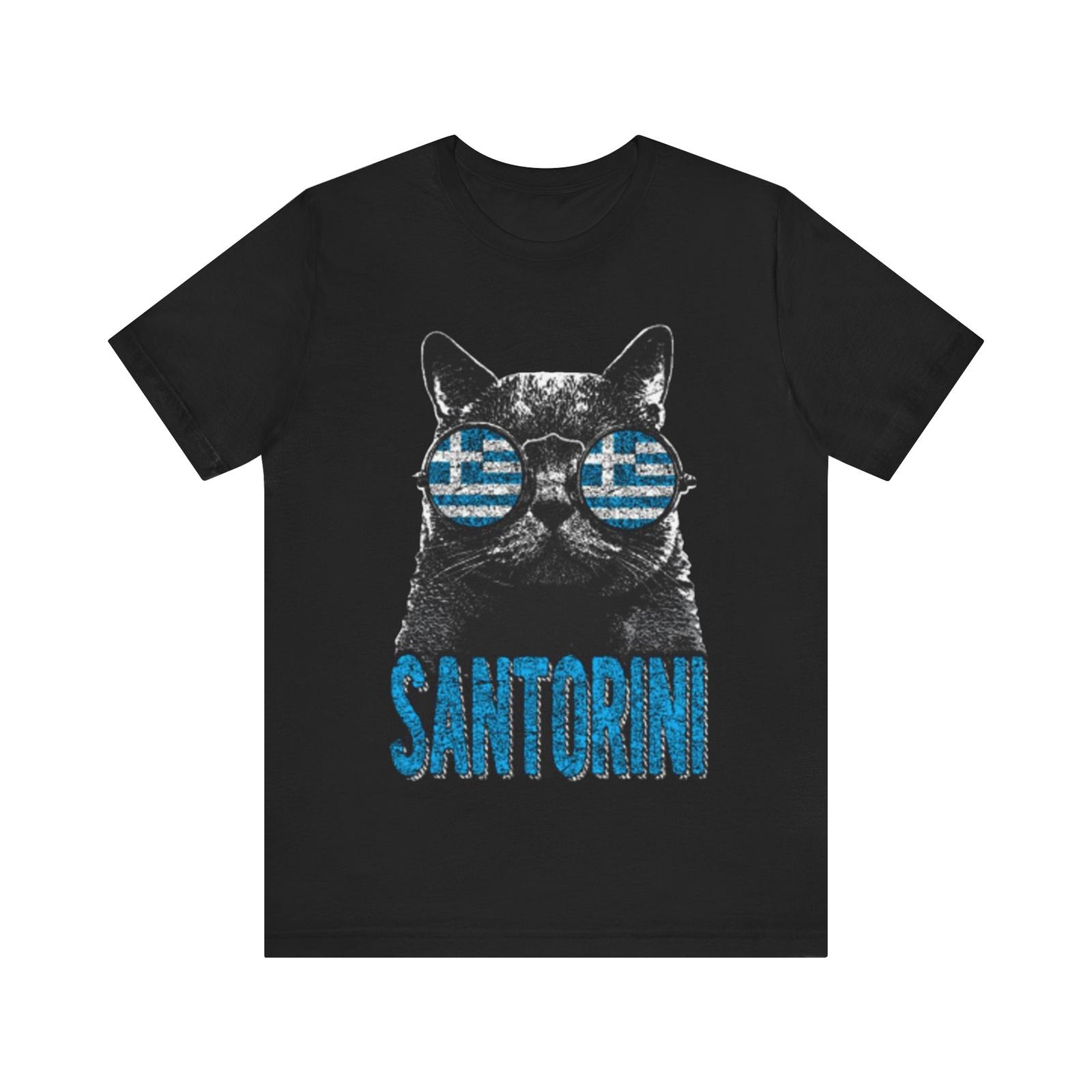 Santorini T-Shirt, Santorini Unisex Jersey Short Sleeve Tee S