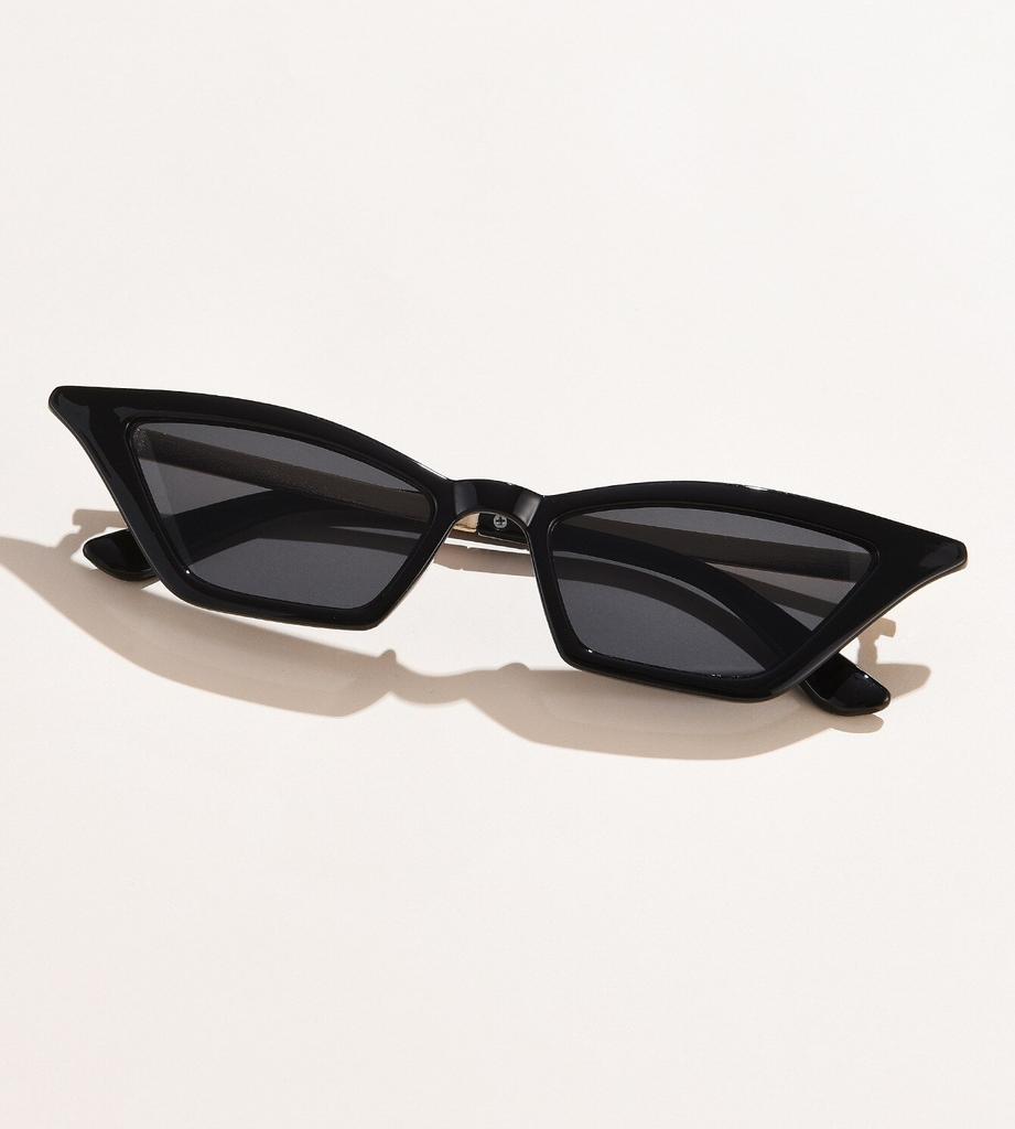 Small Frame Cat Eye Sunglasses Super Cool Tide Concave Shape Street Shooting Personality Sunglasses Female All-match Fashion