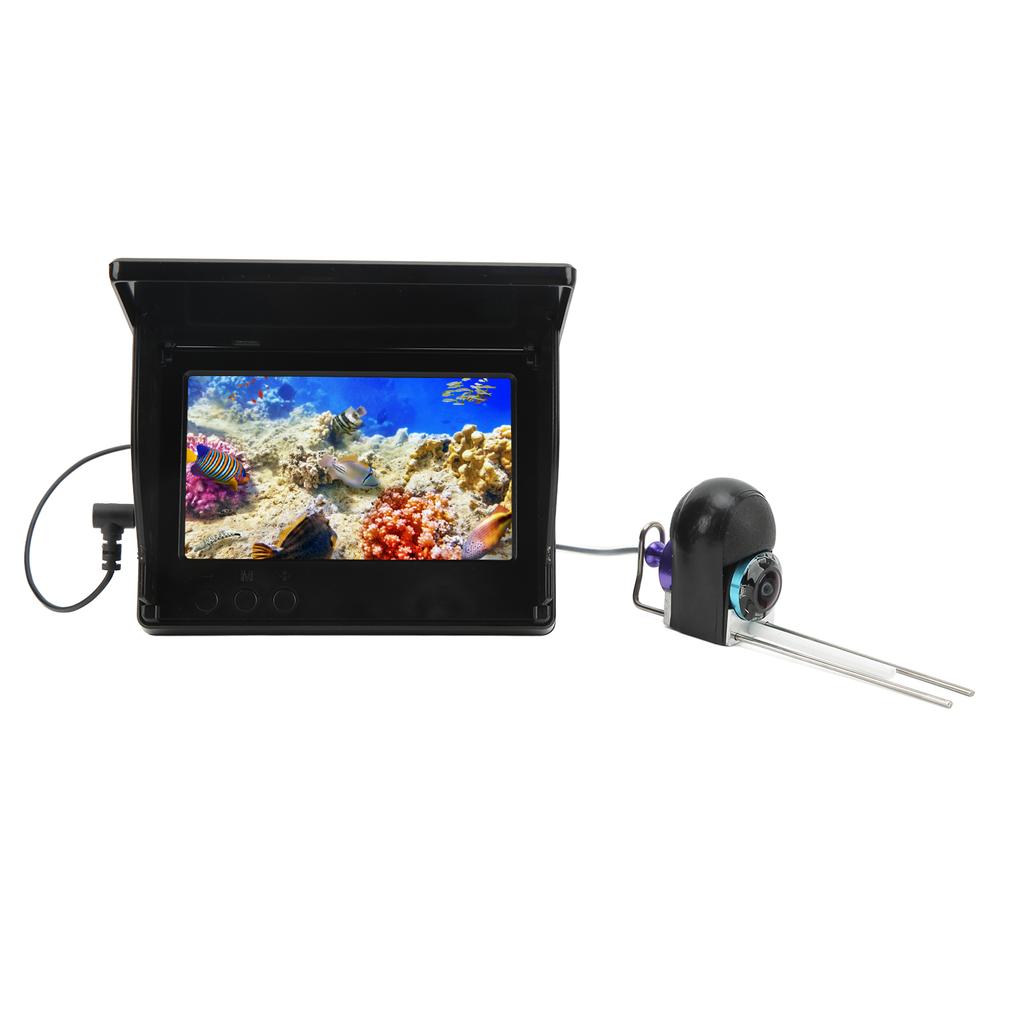 Fishing Camera 5 Inch HD Display 12V 0.34MP Clear Bright Underwater Fish Finder for Fishing
