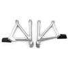 Motorcycle Foot Pegs R1250GS R1200GS Rear Passenger Footpegs Kit Footrests Foot Rest Bracket/Fit for BMW R1250 R1200 GS LC Adventure 2013-2023(Black)