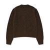 Covernat Logo V-Neck Cardigan Melange Sweater Women sweater Brown CO2304KT81BR
