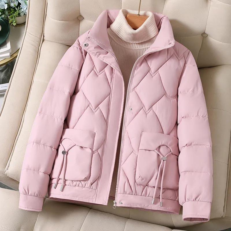 Coat for Women Cotton Autumn Winter Thickened Casual Oversize Double Layer Windbreaker Jacket