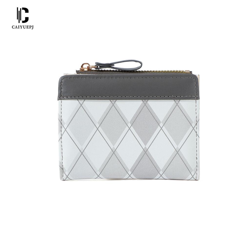 New Plaid Wallet Women's Change Bag Card Bag Small Fresh Student Wallet