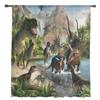 Animated Cartoon Dinosaur Character Soft Tulle Curtains for Living Room Printed Design Transparent Transparent Fabric Curtain Bedroom Window
