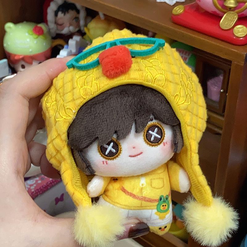

Mechanic Sally 10cm Plush Doll Costume - Cute Chicken Headgear Accessory