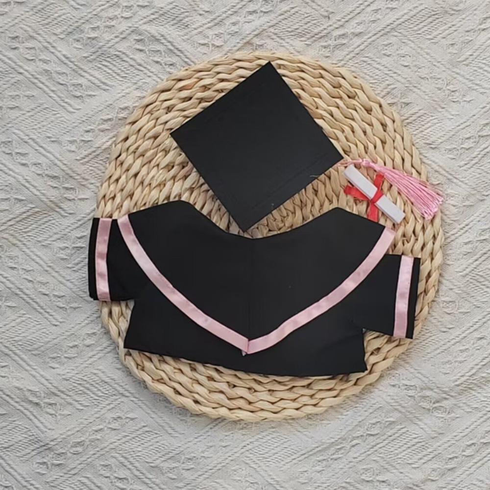 Plush Bear Graduation Bear Clothes Dress Up Plush Dolls Outfits Doll Graduation Clothes Girls Gift