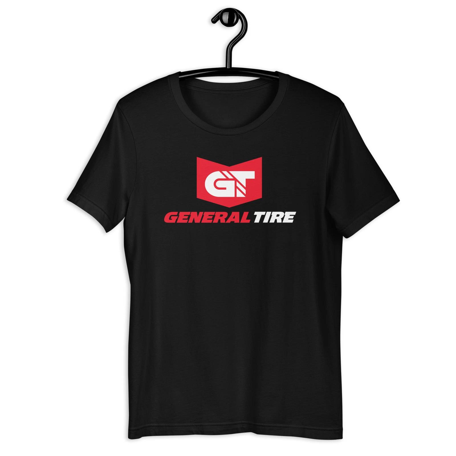 

General Tire Logo Unisex Tee Black & Navy S-5XL Motorsport S