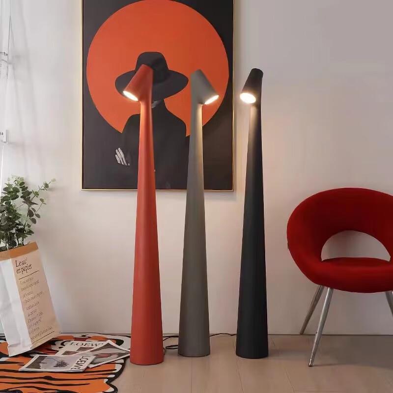 OIMG Modern Minimalist Iron Pipe Bedside Table Lamp