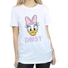 Disney Womens/Ladies Daisy Duck Face Cotton Boyfriend T-Shirt
