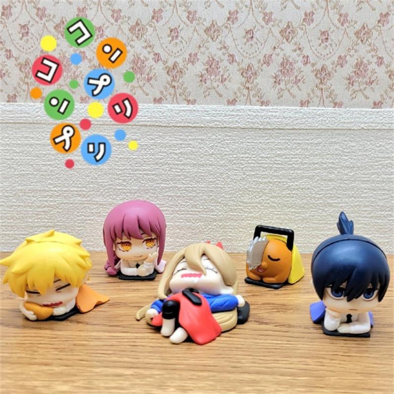 Chainsaw Man Figurines Pochita Denji Makima Power Doll Model Action Anime Figure Cute Japanese Cartoon Ornaments Statues Gift
