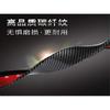 2X 15M Car Fender Flare Extension Wheel Eyebrow Moulding Protector Carbon Fiber