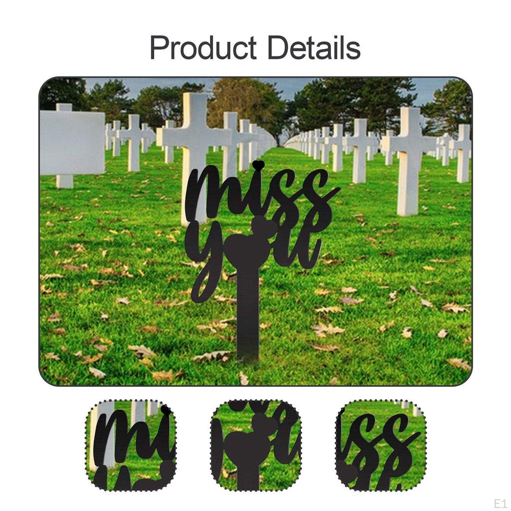 Cemetery Marker for Outdoor Memorials And Anniversaries