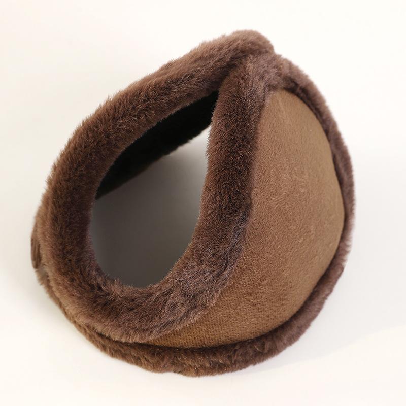 1/2pcs/Thermal Soft Plush Earmuffs Man Winter Thicken Ear Warmer Outdoor Sports Windproof Coldproof Ear Cover