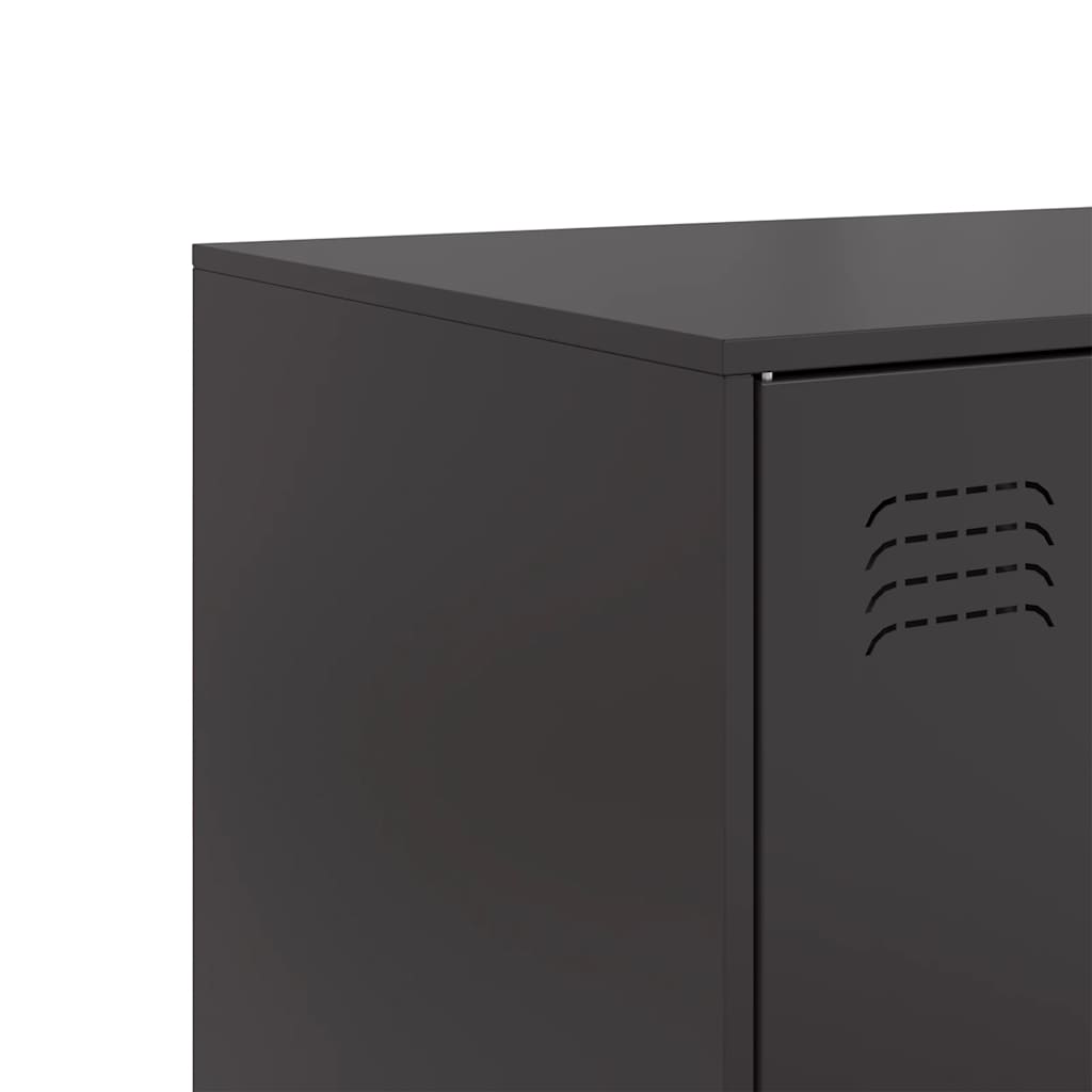 Sideboard Black 99 x 39 x 73 cm Steel