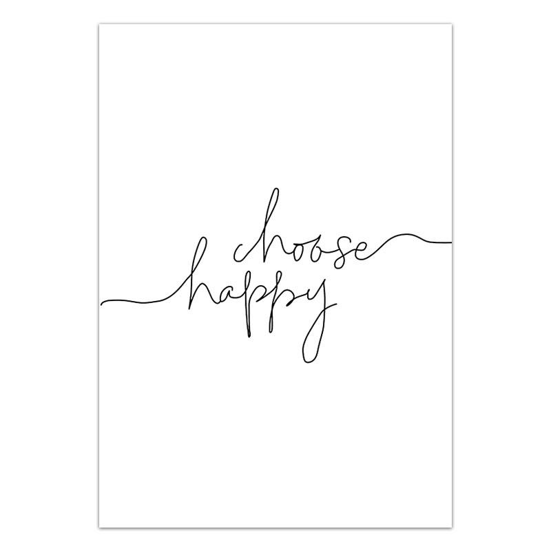 Nordic Style Love Body Quote Poster Minimalist Wall Art Pictures Girl Home Decorative Canvas Painting Abstract Line Room Decor