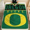 Oregon Ducks Print Flannel Blanket High Quality Warm Comfortable Cover for All Seasons Perfect for Gifts Home Decor