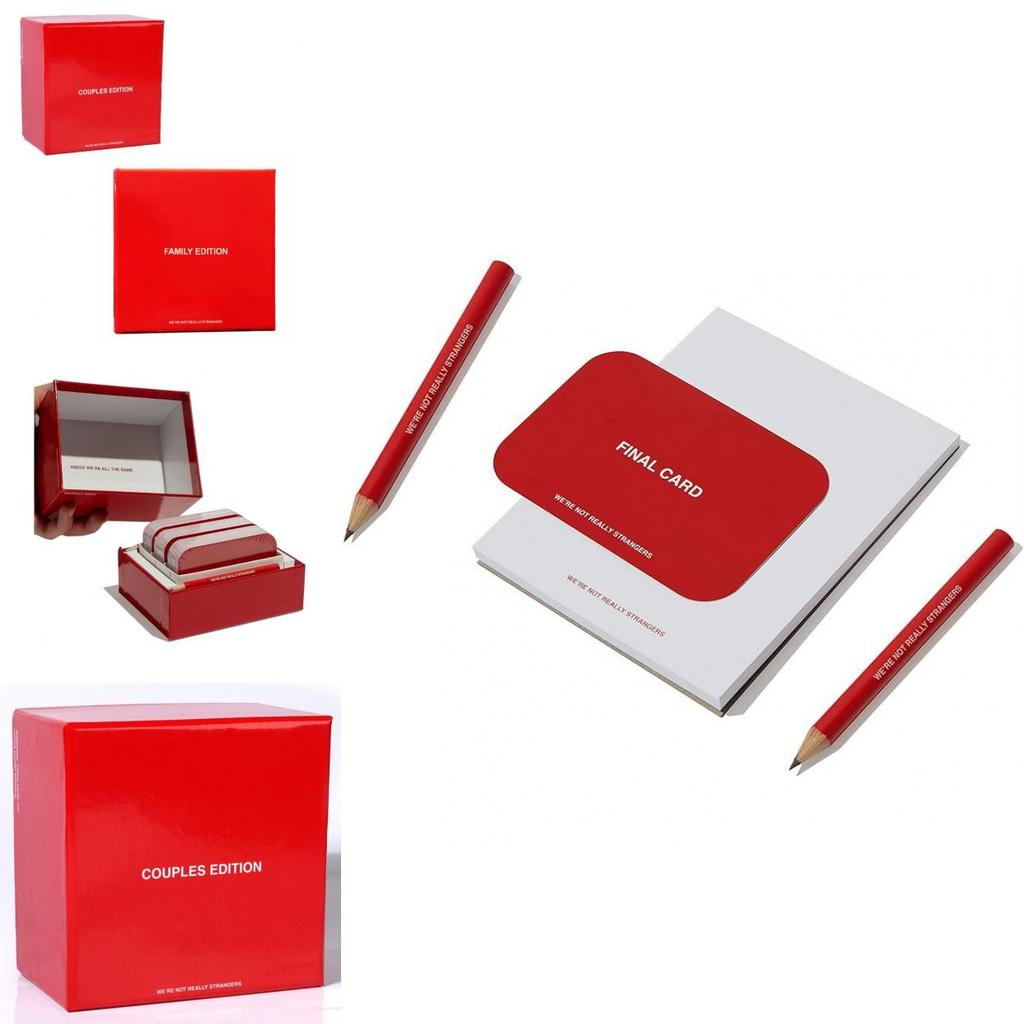 Were Not Really Strangers Couples Edition Kartenspiel für emotionale Reflexion und Kommunikation