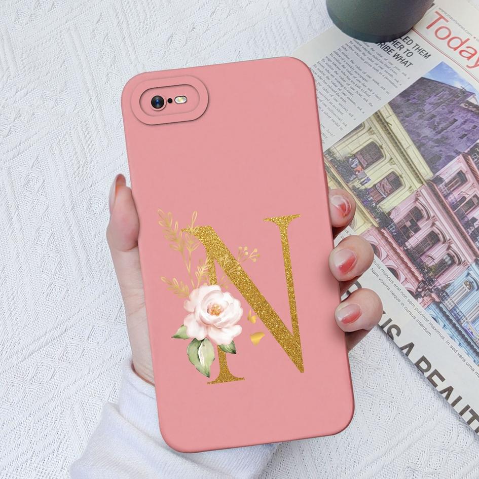 Für OPPO Realme C11 C12 C15 C33 C17 C35 C20 C30 Fall Luxus Schutzhülle Platz Flüssiges Silikon Weiche TPU Blume buchstaben Für Realme Funda Coque Stoßstange