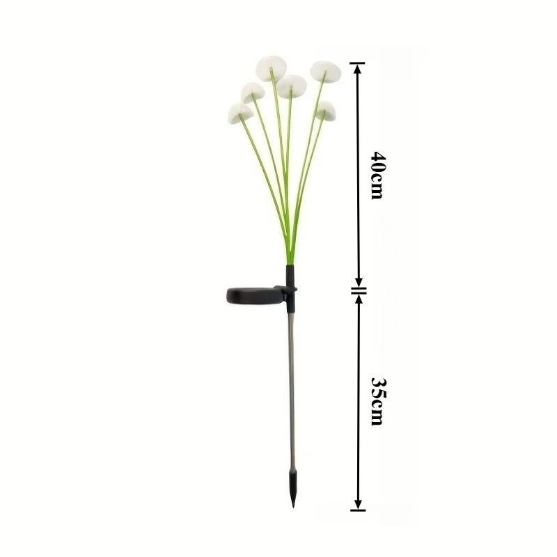 Solar Garden Lights Dual Mode LED Solar Mushroom Light Waterproof Decor Yard Patio Pathway Jellyfish For Outdoor Garden Ambiance