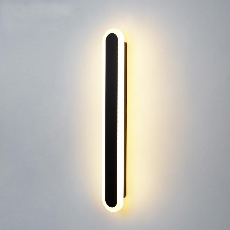Modern Minimalist Nordic Led Wall Light Bedside Bedroom Living Room Background Corridor Stair Porch Lamp