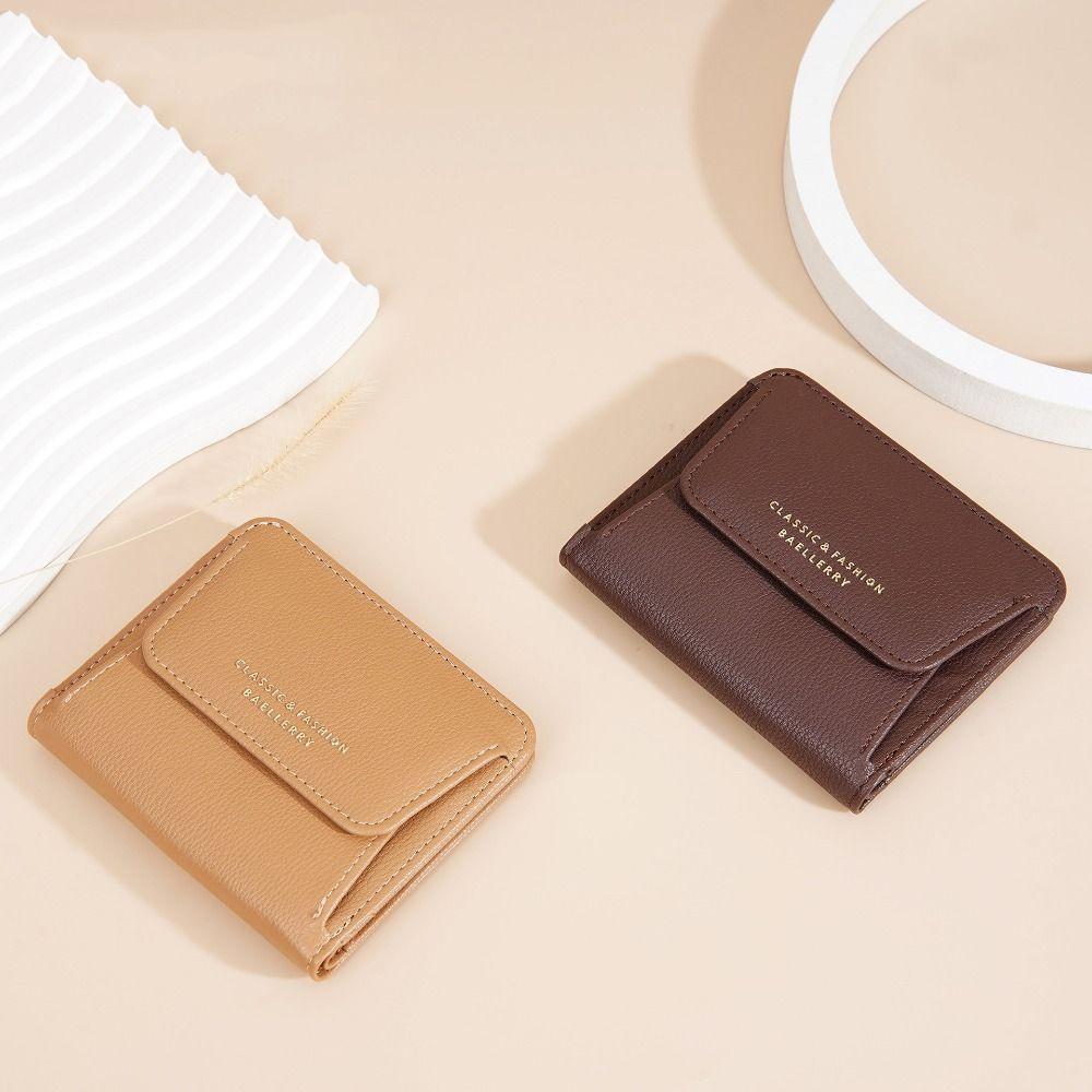 Elegant Women Short Wallet Large Capacity Bank/ID/Credit Card Bag Brand Female Purses  Evening Out