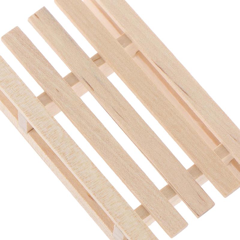 1/12 Dollhouse Miniature Mini Wooden Christmas Sleigh Model Diy Accessory