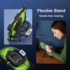 Silikon+PC Tragbare Tablet-Hüllen für Samsung Galaxy Tab A9/A11 Plus A9/A11+ A7 Lite Hülle für iPad 10/11/12. Pro Air mini6/7 Abdeckung Drehbarer Ständer