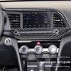 Carbon Fiber Trim Stickers for 16-20 Elantra Center Console & Air Vent