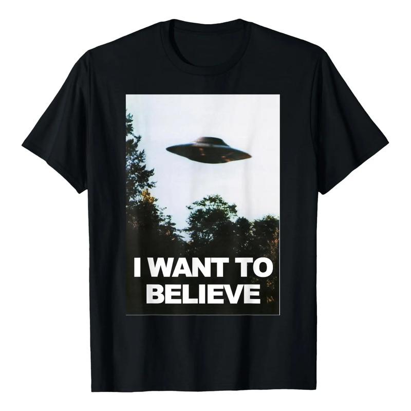Camiseta Alien Ufo Hunter Shirt I Want To Believe S