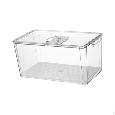 Fridge Organization Storage Bin Dough Container Airtight Lid Reusable Pantry Kitchen Box for