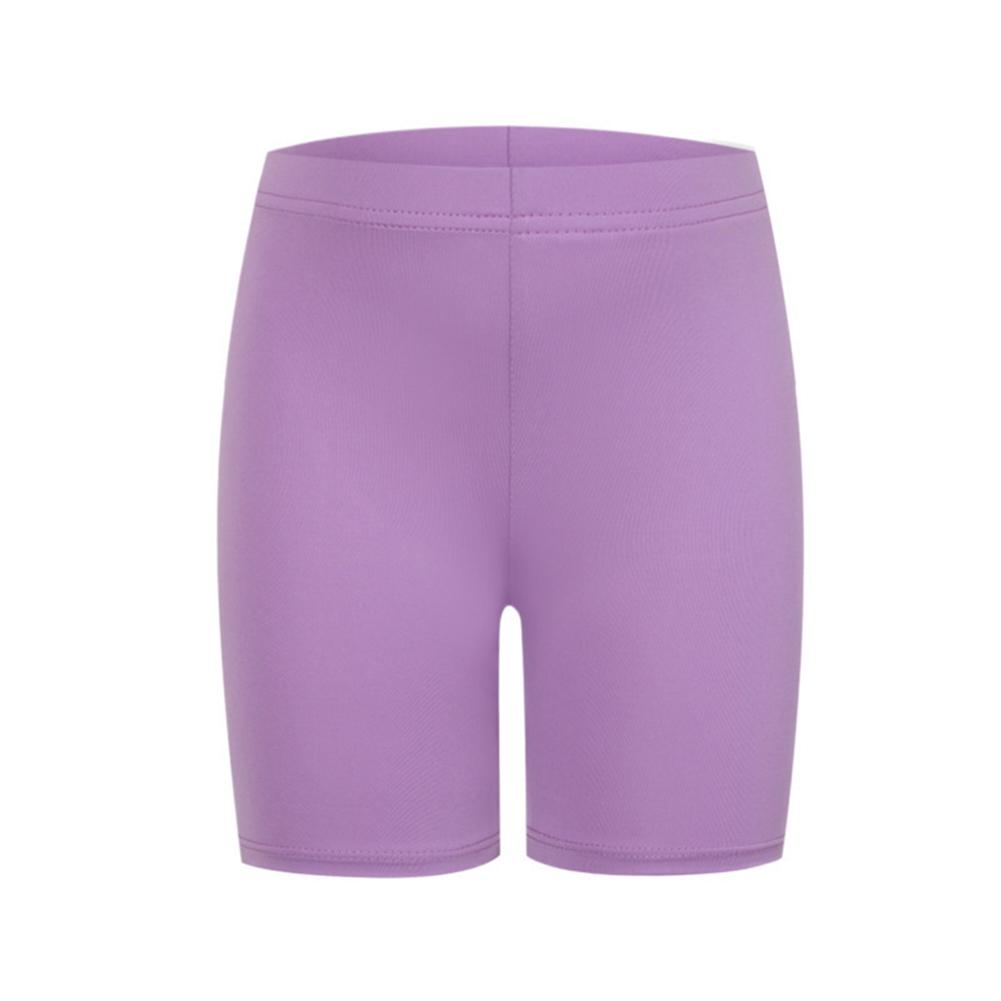 Детские велосипедные шорты для девочек 4-12 лет, однотонные, спортивные шорты. 5-6T