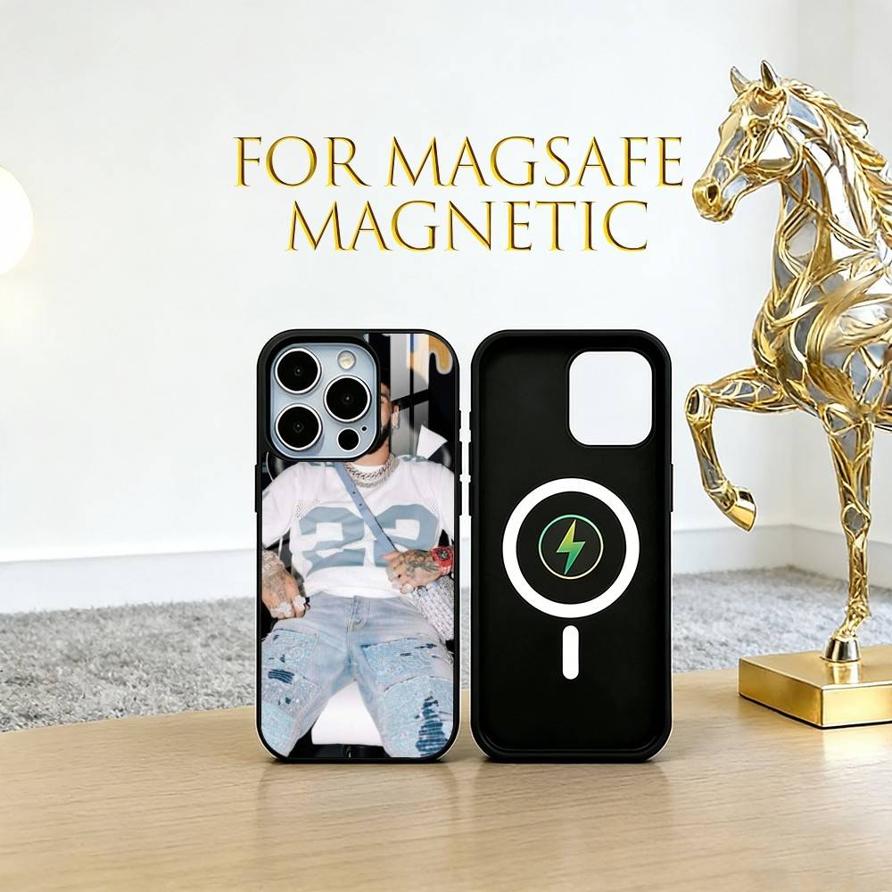 A-AnuelReal Phone Case For iPhone17,16,15,14,13,12,11 Plus,Pro Magnetic with Magsafe Wireless Charging