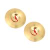 Crash Cymbal Brass Percussion Instrument Pair Teaching Tool Toy for Children Adult