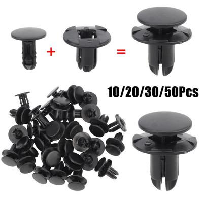 10/20/30/50Pcs Front Bumper Push Clips Rivets Fastener For Hyundai I30 1420608250B 865952T500 Push In Retainer Clip Fit 8mm Hole